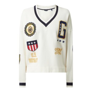 Bluza z dekoltem w serek