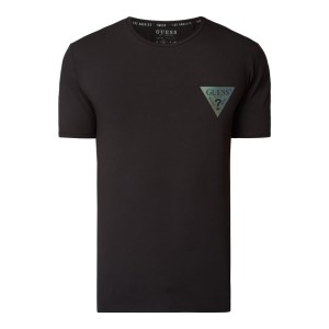 T-shirt z odblaskowym nadrukiem z logo