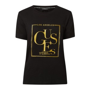 T-shirt z nadrukiem z logo model ‘Simonne’