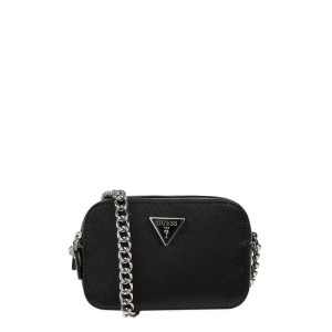 Torebka na długim pasku z aplikacją z logo model ‘Noelle’