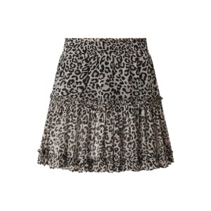 Spódnica mini z krepy