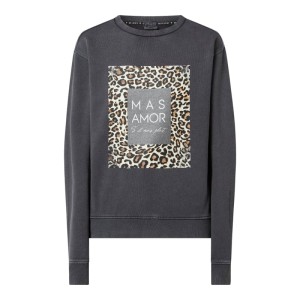 Bluza o kroju oversized z polaru model ‘Dagmar’