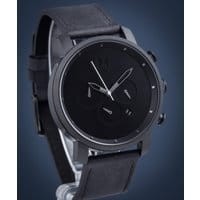 Zegarek męski MVMT Black Leather Chrono