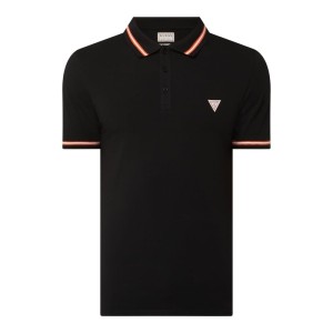 Koszulka polo o kroju extra slim fit z bawełny ekologicznej