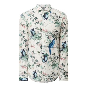 Koszula biznesowa o kroju slim fit z bawełny model ‘Pejos’