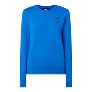 Bluza z logo z efektem metalicznym