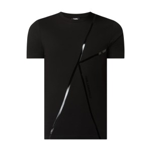 T-shirt z nadrukiem z logo