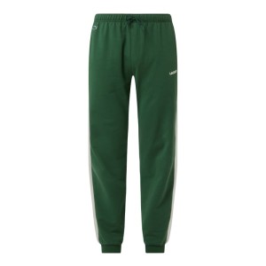 Spodnie dresowe z paskami w kontrastowym kolorze