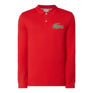 Koszulka polo o kroju regular fit z długim rękawem