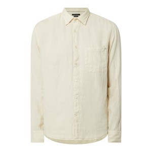 Koszula lniana o kroju regular fit