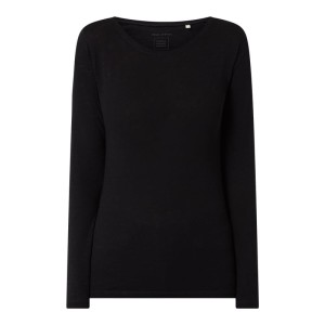 Bluzka z długim rękawem z efektem podpalania