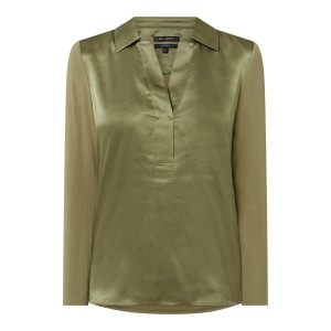 Bluzka z przodem w kontrastowym kolorze