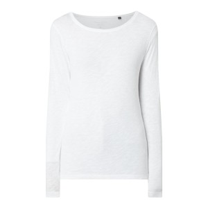 Bluzka z długim rękawem z efektem podpalania