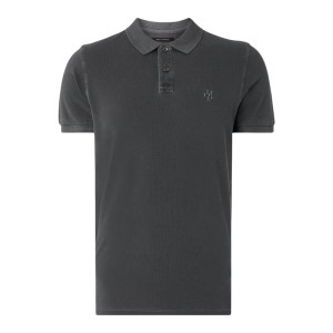 Koszulka polo z efektem sprania