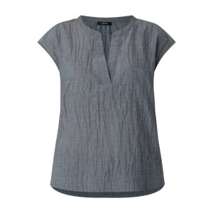 Bluzka z kołnierzem z lamówką model ‘Felbe’