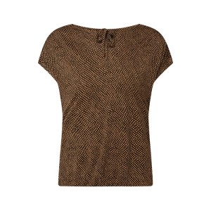 T-shirt z wiązanym detalem model ‘Susy’