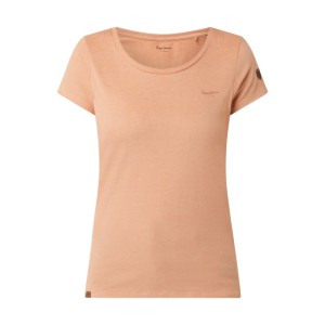 T-shirt z detalami z logo model ‘Marjorie’