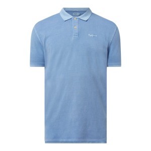 Koszulka polo o kroju slim fit z piki model ‘Vincent’