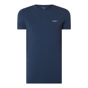 T-shirt z detalami z logo