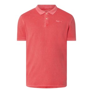 Koszulka polo o kroju slim fit z piki model ‘Vincent’