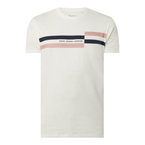 T-shirt o kroju regular fit z bawełny model ‘Donovan’