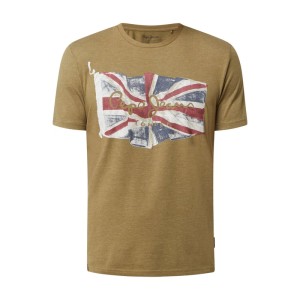 T-shirt o kroju regular fit z logo model ‘Deanni’