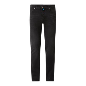 Jeansy o kroju tapered fit z dodatkiem streczu model ‘Lyon’ — ‘Futureflex’