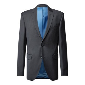 Marynarka na 2 guziki z żywej wełny z tkanym wzorem