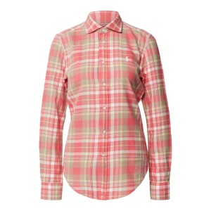 Bluzka o kroju classic fit ze wzorem w kratę