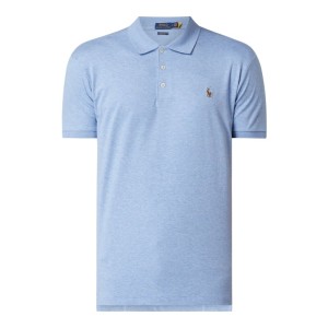 Koszulka polo o kroju custom slim fit z wyhaftowanym logo