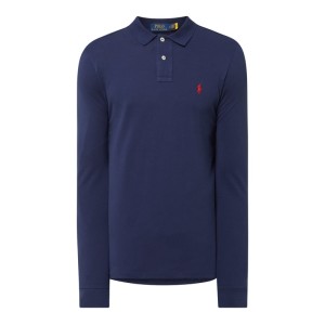 Koszulka polo o kroju slim fit z wyhaftowanym logo