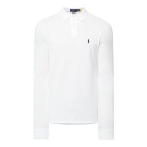 Koszulka polo o kroju slim fit z wyhaftowanym logo