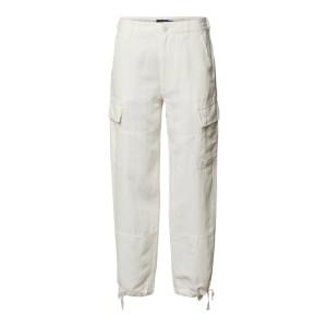 Spodnie cargo z mieszanki jedwabiu