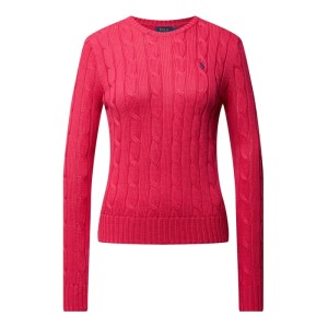 Sweter ze ściegiem warkoczowym