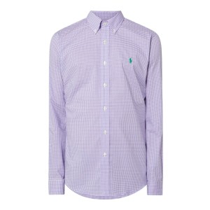 Koszula casualowa o kroju custom fit z popeliny