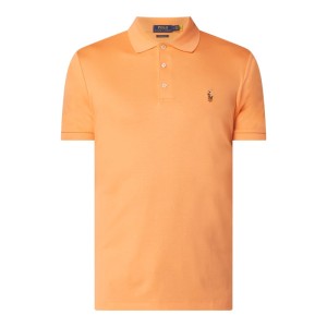 Koszulka polo o kroju custom slim fit z wyhaftowanym logo