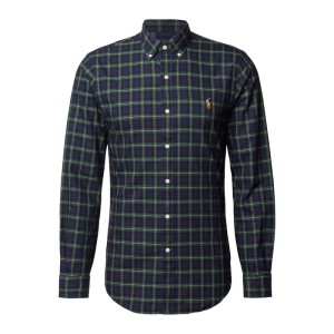 Koszula casualowa o kroju slim fit w szkocką kratę