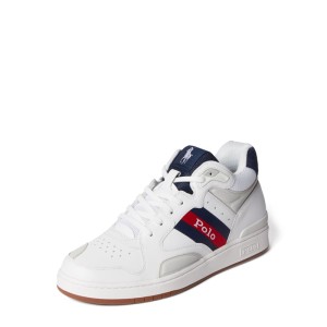 Sneakersy wysokie z detalami z logo