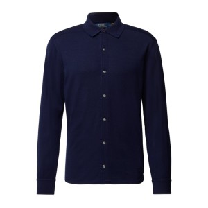 Koszula casualowa z dzianiny o drobnym splocie