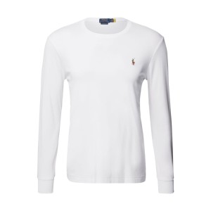 Bluzka z długim rękawem z bawełny z wyhaftowanym logo