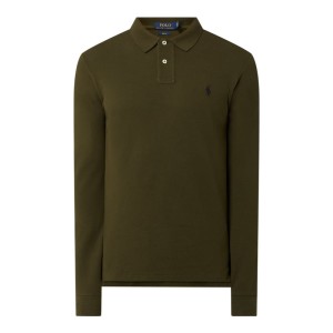 Koszulka polo o kroju slim fit z wyhaftowanym logo