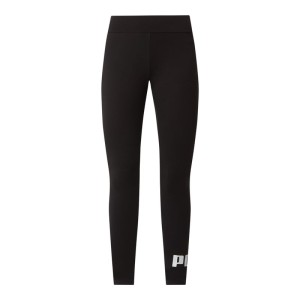 Legginsy o kroju tight fit z dodatkiem streczu