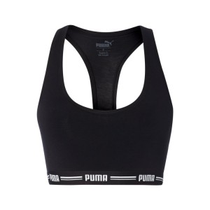 Stanik z elastycznym paskiem z logo