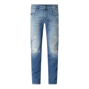Jeansy o kroju slim fit z dodatkiem streczu model ‘Anbass’