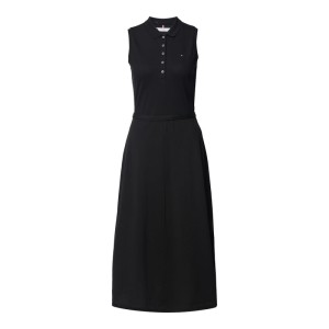 Sukienka koszulowa z kołnierzykiem polo