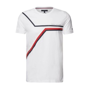 T-shirt z bawełny ekologicznej z nadrukiem z logo