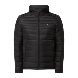 Lekka kurtka puchowa z odpinanym kapturem