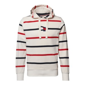 Bluza z kapturem w paski