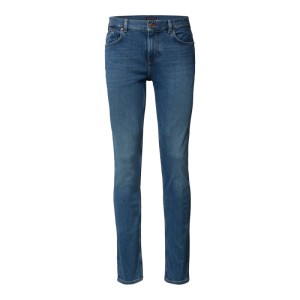 Jeansy o kroju straight fit z dodatkiem streczu model ‘Denton’