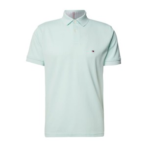 Koszulka polo z mieszanki bawełny i elastanu z wyhaftowanym logo